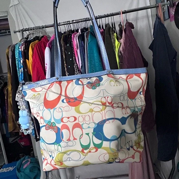 Vintage Coach Tote bag - charms not included - Picture 3 of 4